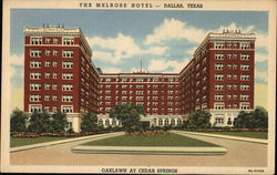 The Melrose Hotel Dallas, TX Postcard Postcard Postcard