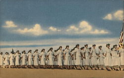 Women Marching in Summer Uniforms Lackland Air Force Base, TX Postcard Postcard Postcard