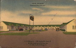 Motel du Quoin Postcard