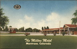 The Milton Motel Montrose, CO Postcard Postcard Postcard