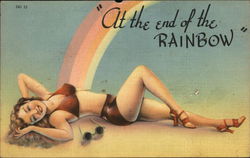 At the End of the Rainbow Swimsuits & Pinup Postcard Postcard Postcard