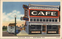 Western Cafe Rock Springs, WY Postcard Postcard Postcard