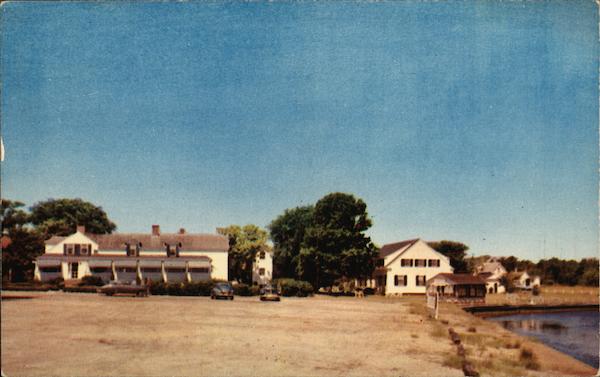 The Old Chase House on Route 28, Cape Cod West Harwich, MA Postcard