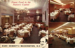 Duke Zeibert's Restaurant Washington, DC Washington DC Postcard Postcard Postcard