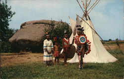 Indians at Pipestone National Monument Minnesota Postcard Postcard Postcard