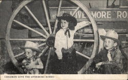 Children Love the Rodeo Postcard