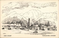 The 2400 Court Vancouver, BC Canada British Columbia Postcard Postcard Postcard