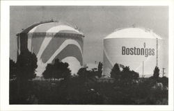 Natural Gas Storage Tanks Postcard