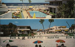 Sun and Surf Apartment Motel Daytona Beach, FL Postcard Postcard Postcard