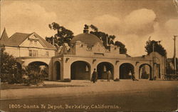 Santa Fe Depot Berkeley, CA Postcard Postcard Postcard