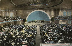 Interior of Auditorium Long Beach, CA Postcard Postcard Postcard