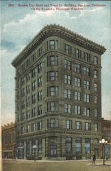 Garden City Bank and Trust Co. Building Postcard