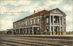 Q. & C. Station Postcard