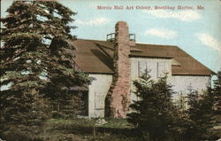 Morris Hall Art Colony Boothbay Harbor, ME Postcard Postcard Postcard