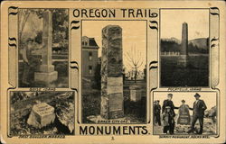 Oregon Trail Monuments Postcard Postcard Postcard