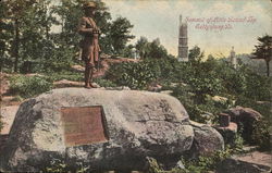 Summit of Little Round Top Gettysburg, PA Postcard Postcard Postcard