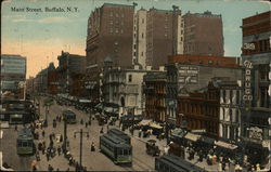 Main Street Buffalo, NY Postcard Postcard Postcard