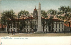 Richmond County Court House Postcard