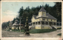 Encampment Headquarters at Weirs Lake Postcard