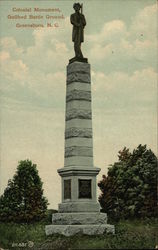 Colonial Monument at Guilford Battle Ground Greensboro, NC Postcard Postcard Postcard