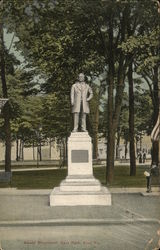 Bewar Monument, East Park Postcard