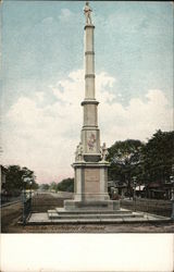 View of Confederate Monument Augusta, GA Postcard Postcard Postcard