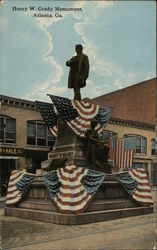 Henry W. Grady Monument Atlanta, GA Postcard Postcard Postcard