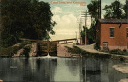 Canal Lock Postcard