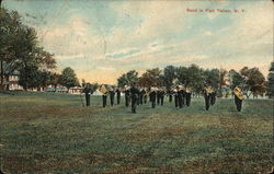 Band in Fort Totten Postcard