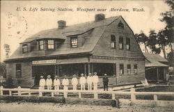 U. S. Life Saving Station Near Aberdeen westport, WI Postcard Postcard Postcard