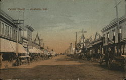 Center Street Anaheim, CA Postcard Postcard Postcard