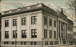 Public Library Postcard