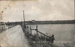 State Road Crossing Pocono Lake Pennsylvania Postcard Postcard Postcard