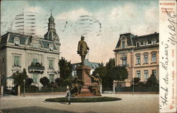 Bismarck Statue Postcard