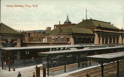 Union Station Troy, NY Postcard Postcard Postcard