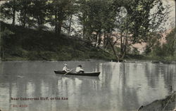 Near Cammerons Bluff, on the Kaw Kansas Postcard Postcard Postcard