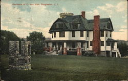 Residence of C. Van Vliet Postcard