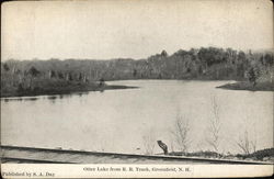 Otter Lake from R.R. Track Greenfield, NH Postcard Postcard Postcard