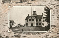 View of Schoolhouse Hancock, NH Postcard Postcard Postcard