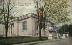 Public Library Wausau, WI Postcard Postcard Postcard