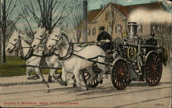 Engine 3, Fire Department Postcard