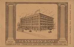 Hess Bros. & Co. Rockford, IL Postcard Postcard Postcard