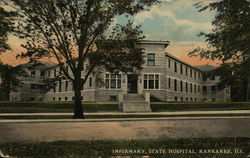 Infirmary, State Hospital Postcard