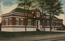 Union Pacific Passenger Depot Postcard