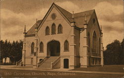 Christian Church Napa, CA Postcard Postcard Postcard