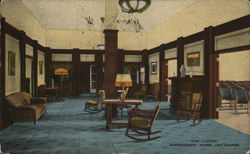 The Lounge, Harris-Emery Store Postcard