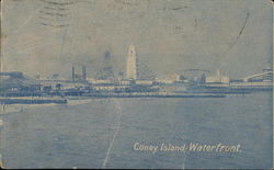 Coney Island Waterfront New York, NY Postcard Postcard Postcard