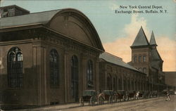 New York Central Depot, Exchange Street Buffalo, NY Postcard Postcard Postcard