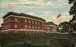 New State Normal College, Western Avenue Albany, NY Postcard Postcard Postcard