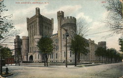 74th Armory Building Postcard